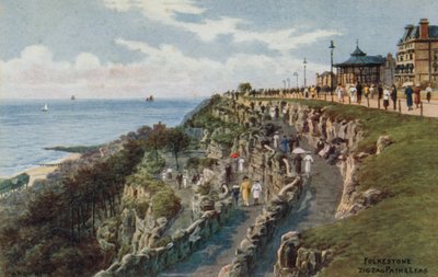 Folkestone, Chemin en zigzag et Leas - Alfred Robert Quinton